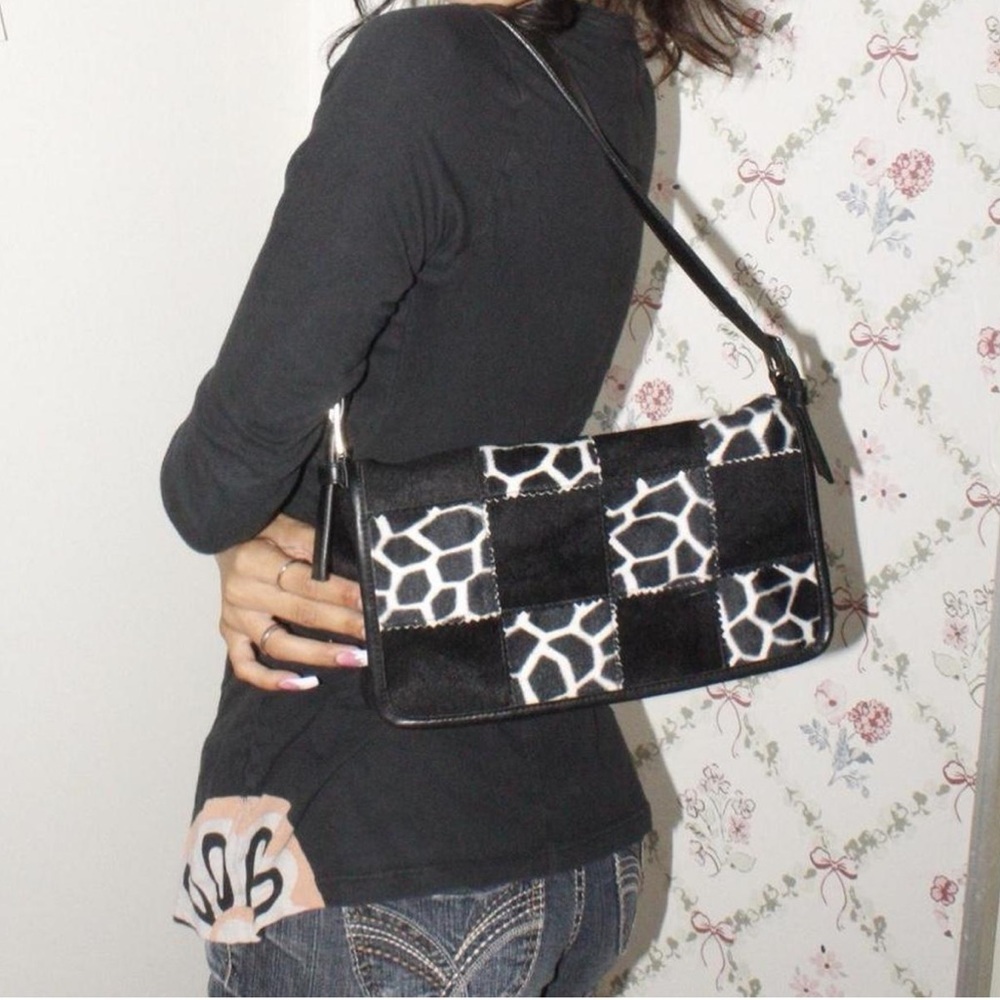 Esprit De Corp Vintage Black & White Patchwork Design Shoulder/Handbag. P